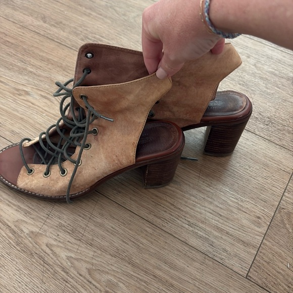 Free People/Jeffrey Campbell Minimal Lace up Heels - Picture 3 of 11
